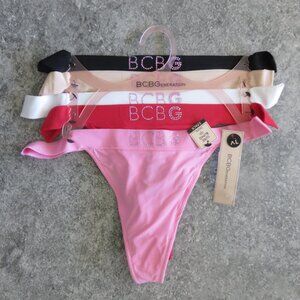 (#K-2) BCBG 5-pack Luxe Bling Thong Panty Set